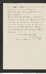 Nachlass Franz Steindachner, Brief von Eduard Graeffe an Franz Steindachner (07.02.1881), Inv.Nr. 173.03, Seite 2